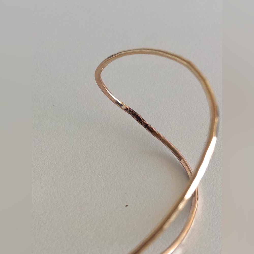 Kira Hawaii X Cuff Bracelet, 14K Gold Filled, Medium - Picture 5 of 6